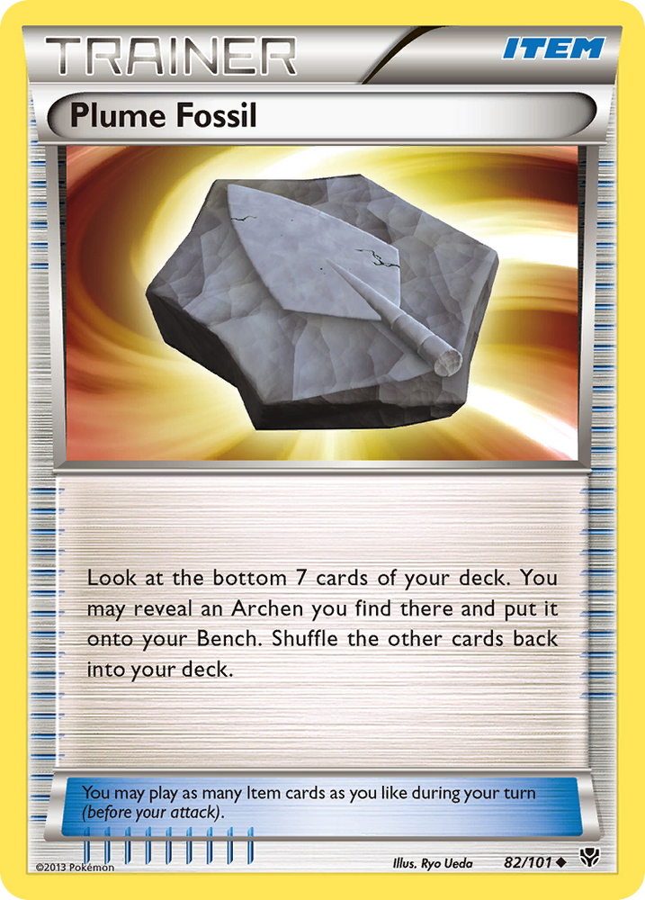 Pokemon | Plume Fossil (82/101) [Black & White: Plasma Blast] | The Nerd Merchant