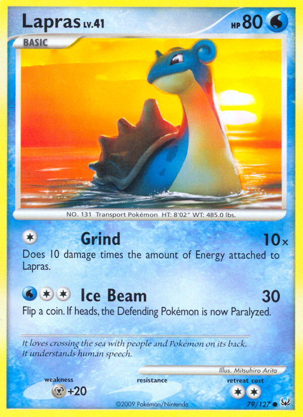 Pokemon | Lapras (79/127) [Platinum: Base Set] | The Nerd Merchant