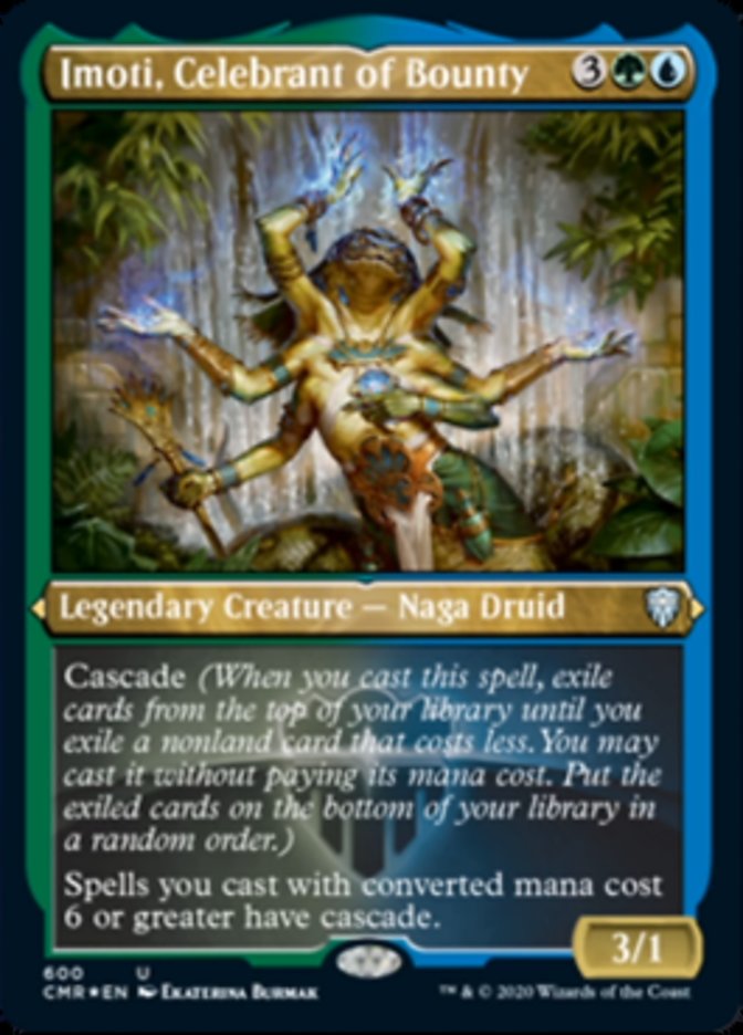 Magic | Imoti, Celebrant of Bounty (Etched) [Commander Legends] | The Nerd Merchant
