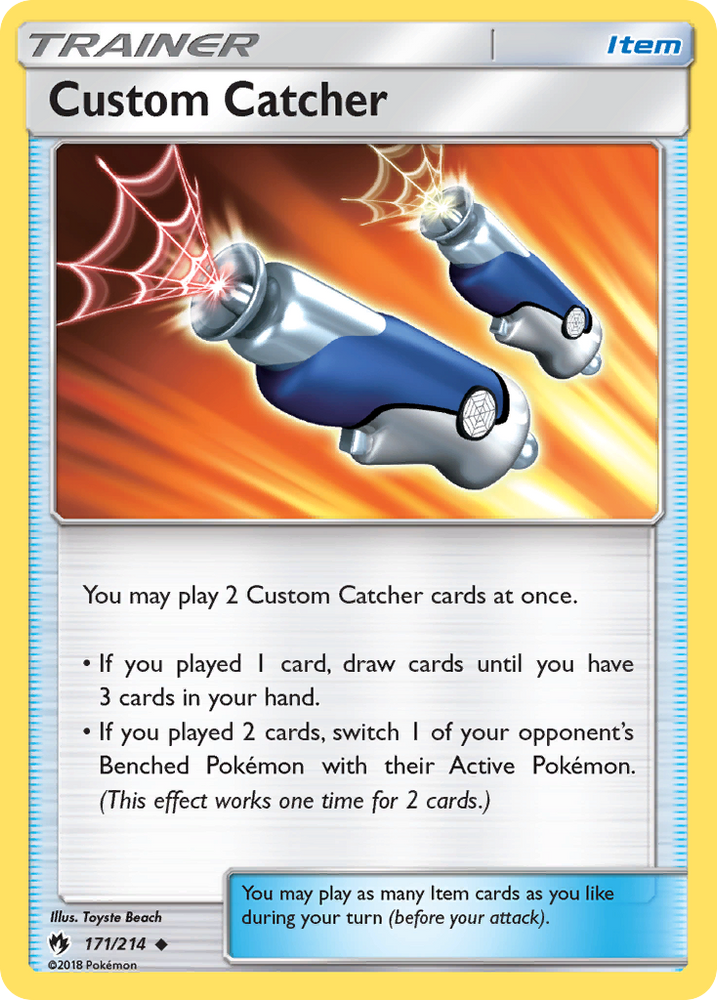 Pokemon | Custom Catcher (171/214) [Sun & Moon: Lost Thunder] | The Nerd Merchant