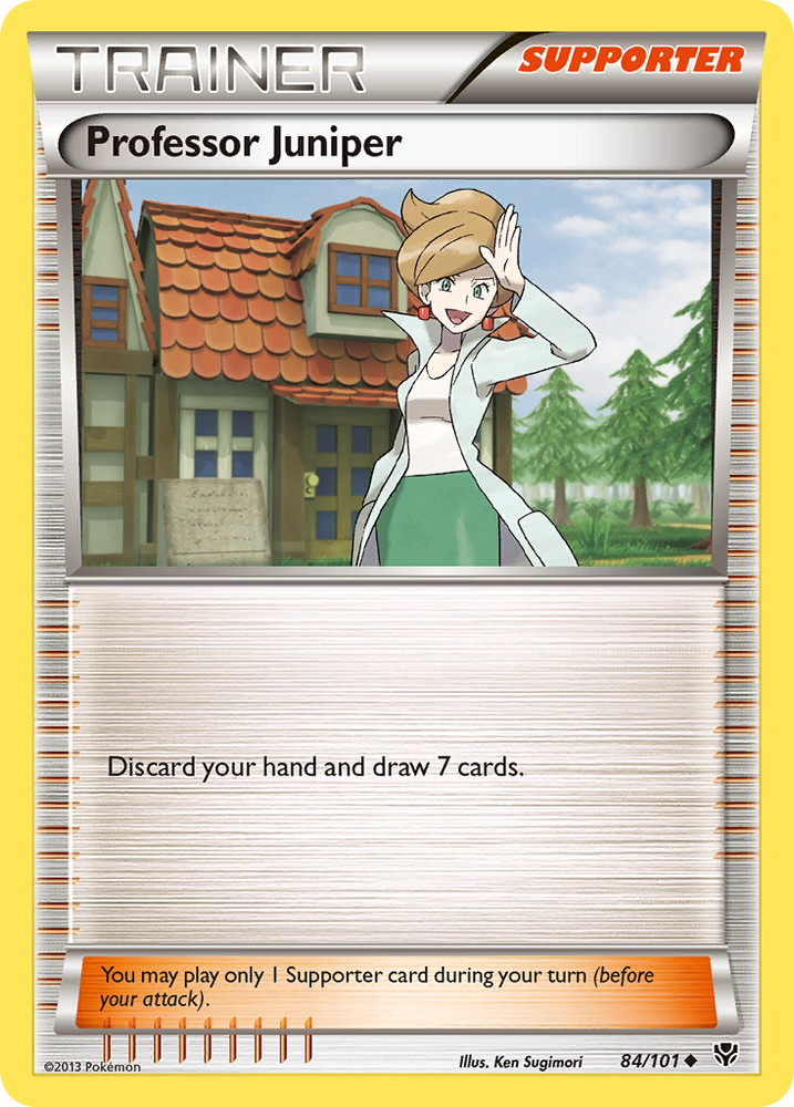 Pokemon | Professor Juniper (84/101) [Black & White: Plasma Blast] | The Nerd Merchant