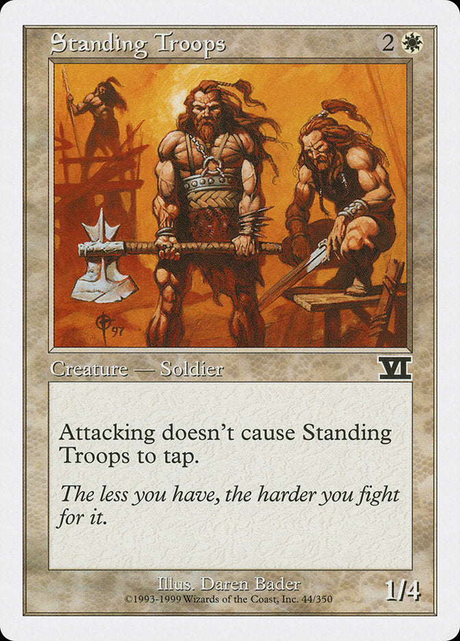 Magic | Standing Troops [Classic Sixth Edition] | The Nerd Merchant