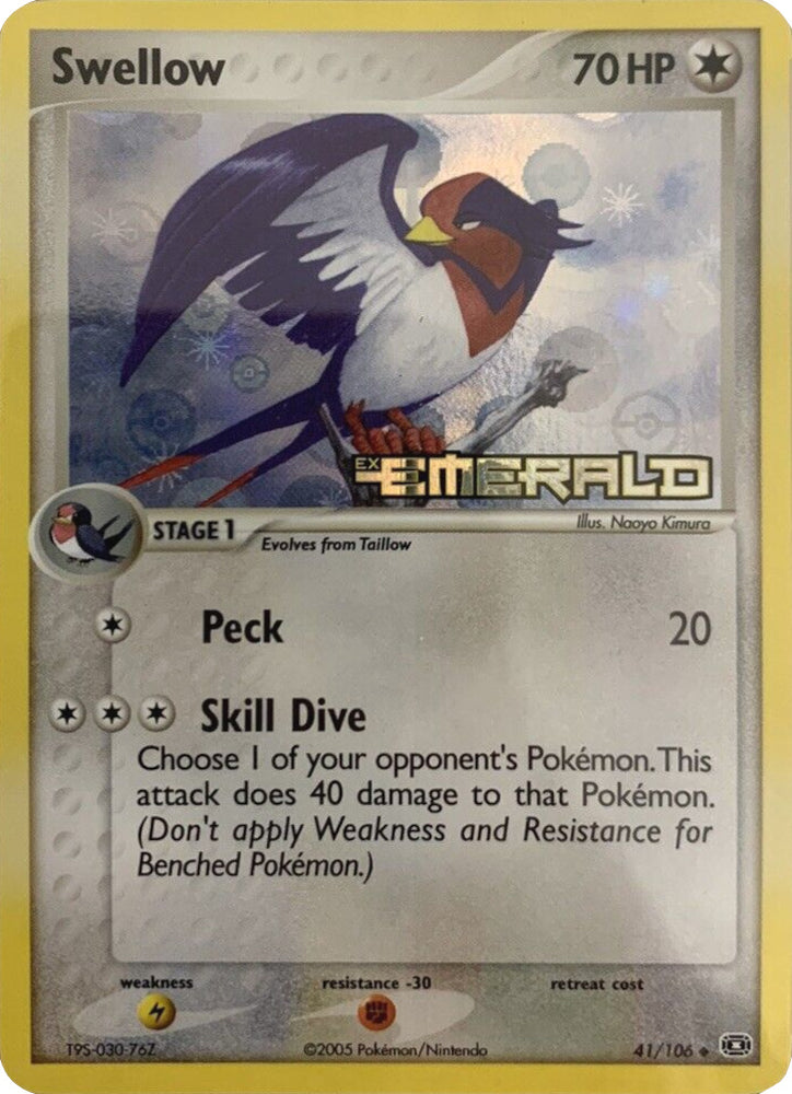 Pokemon | Swellow (41/106) (Stamped) [EX: Emerald] | The Nerd Merchant