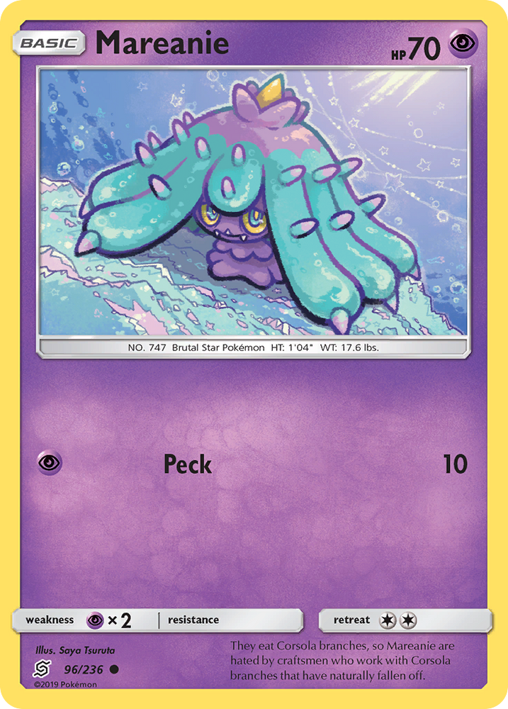 Pokemon | Mareanie (96/236) [Sun & Moon: Unified Minds] | The Nerd Merchant