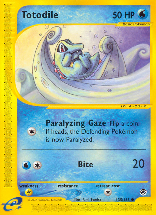 Pokemon | Totodile (135/165) [Expedition: Base Set] | The Nerd Merchant