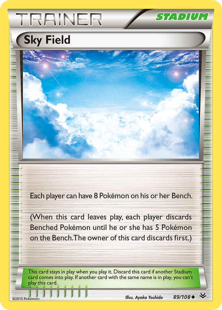 Pokemon | Sky Field (89/108) [XY: Roaring Skies] | The Nerd Merchant
