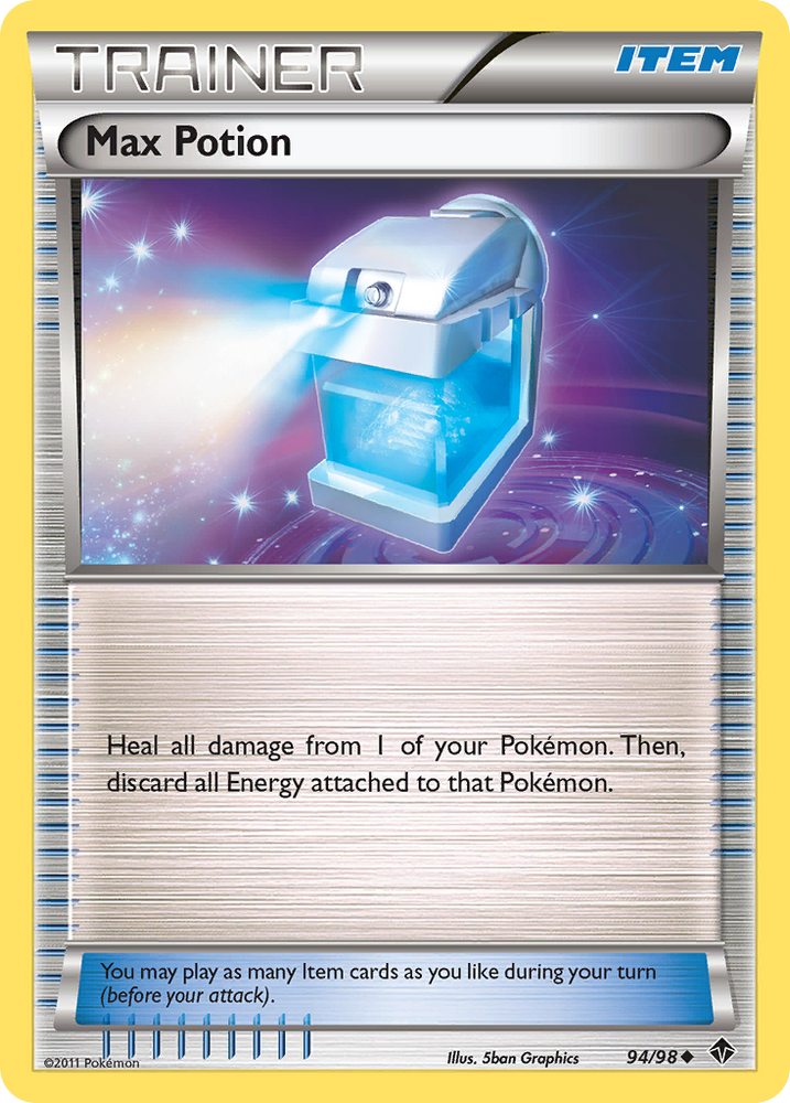 Pokemon | Max Potion (94/98) [Black & White: Emerging Powers] | The Nerd Merchant