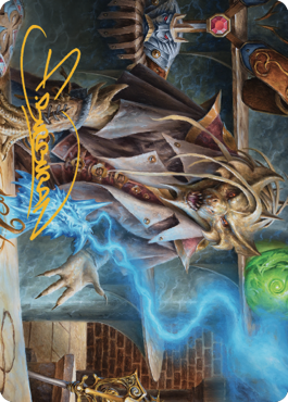 Magic | Renari, Merchant of Marvels Art Card (Gold-Stamped Signature) [Commander Legends: Battle for Baldur's Gate Art Series] | The Nerd Merchant