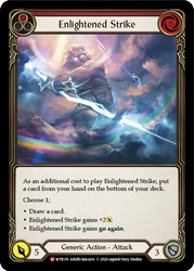 Flesh and Blood TCG | Enlightened Strike [U-WTR159] (Welcome to Rathe Unlimited)  Unlimited Rainbow Foil | The Nerd Merchant
