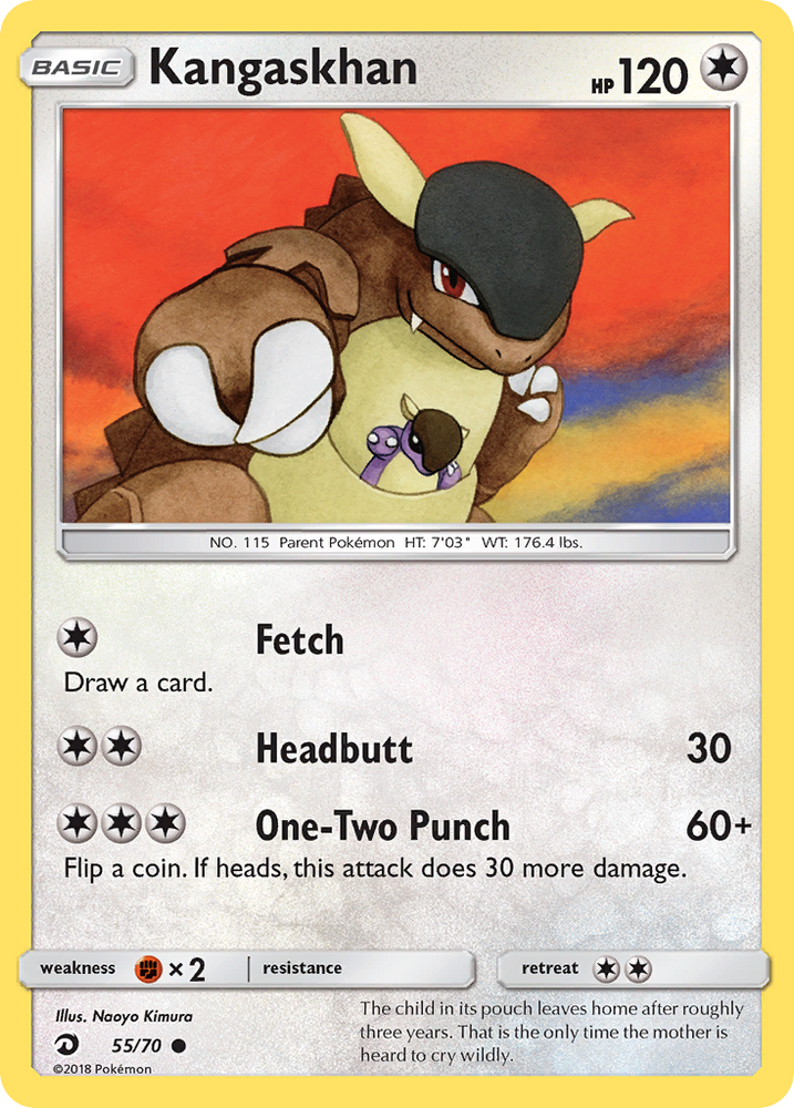 Pokemon | Kangaskhan (55/70) [Sun & Moon: Dragon Majesty] | The Nerd Merchant