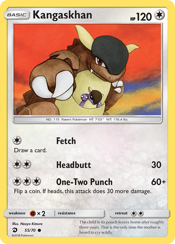 Pokemon | Kangaskhan (55/70) [Sun & Moon: Dragon Majesty] | The Nerd Merchant