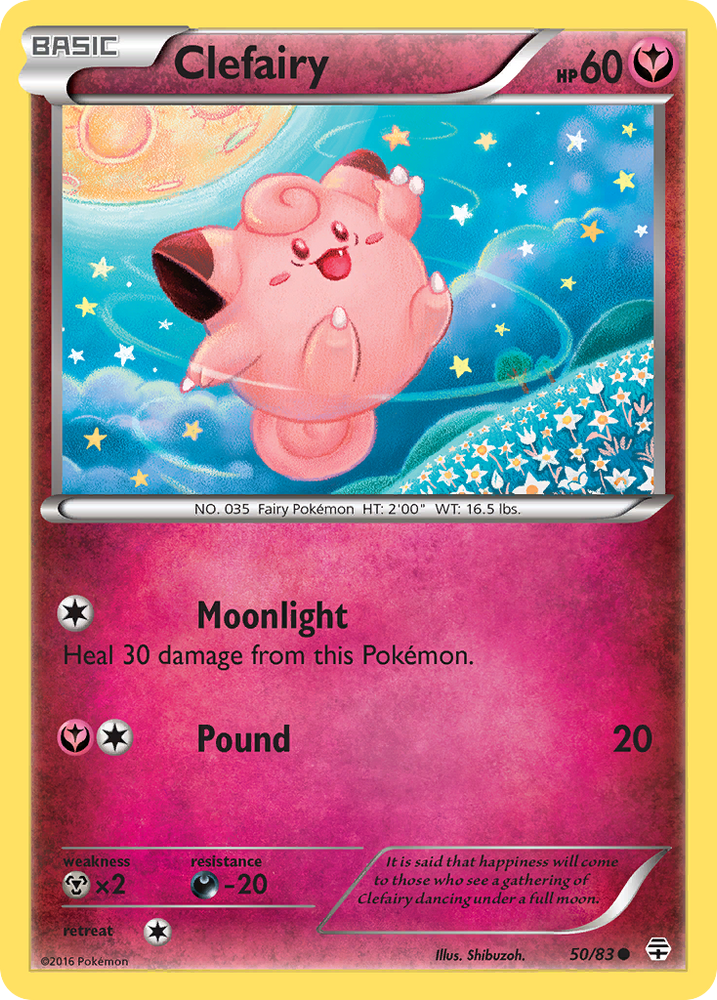 Pokemon | Clefairy (50/83) [XY: Generations] | The Nerd Merchant