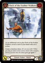 Flesh and Blood TCG | Flock of the Feather Walkers (Blue) [U-WTR184] (Welcome to Rathe Unlimited)  Unlimited Rainbow Foil | The Nerd Merchant