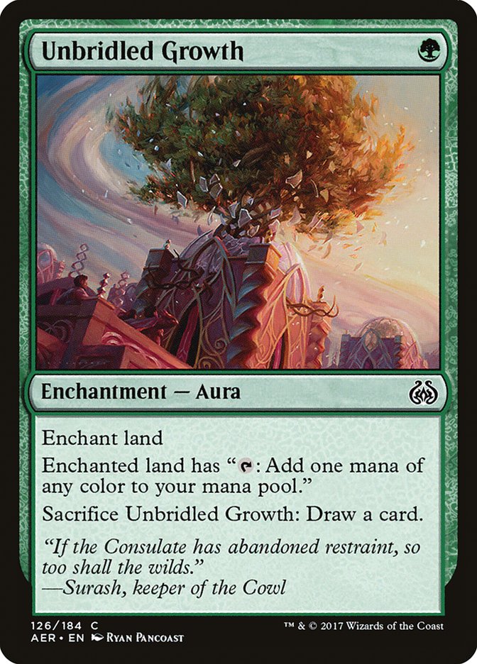 Magic | Unbridled Growth [Aether Revolt] | The Nerd Merchant