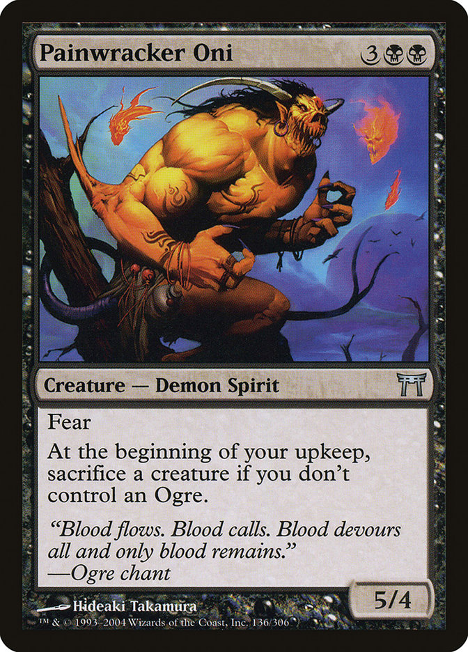 Magic | Painwracker Oni [Champions of Kamigawa] | The Nerd Merchant
