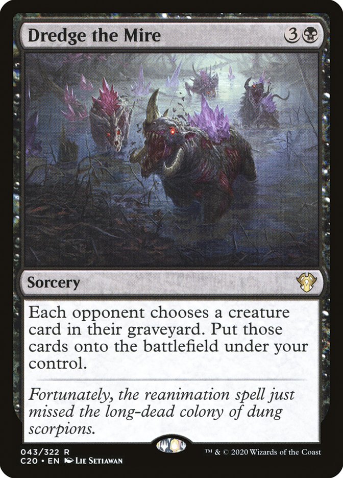Magic | Dredge the Mire [Commander 2020] | The Nerd Merchant