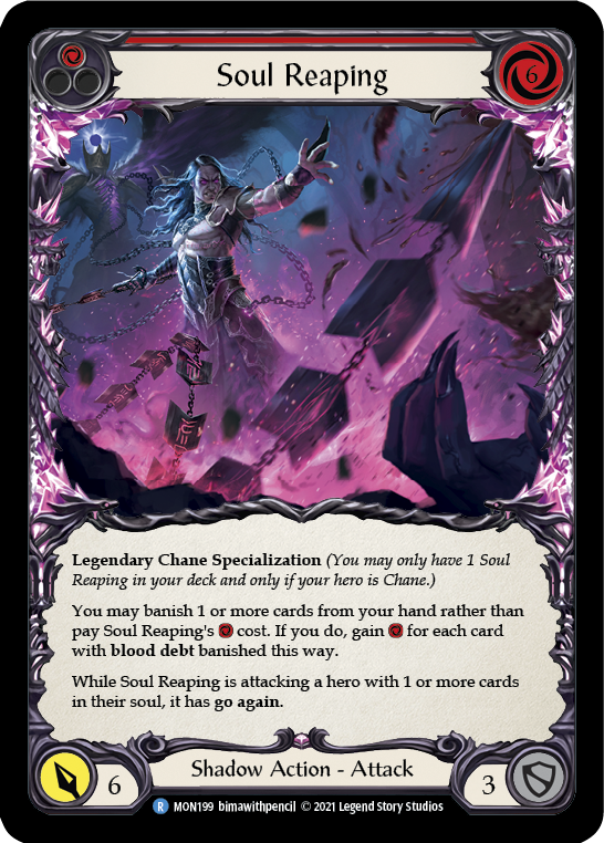 Flesh and Blood TCG | Soul Reaping [MON199] (Monarch)  1st Edition Normal | The Nerd Merchant
