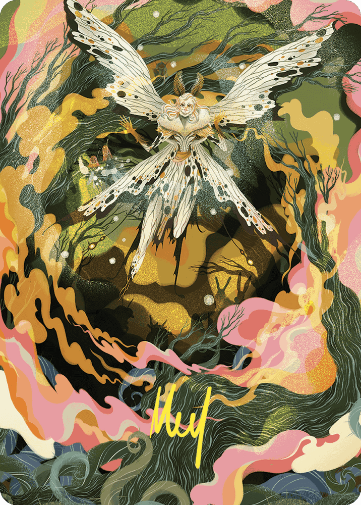 Magic | Greater Auramancy Art Card (Gold-Stamped Signature) [Wilds of Eldraine Art Series] | The Nerd Merchant
