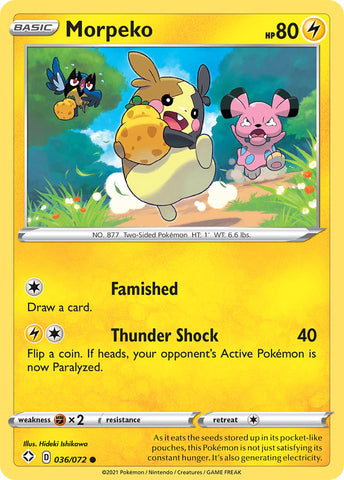 Pokemon | Morpeko (036/072) [Sword & Shield: Shining Fates] | The Nerd Merchant