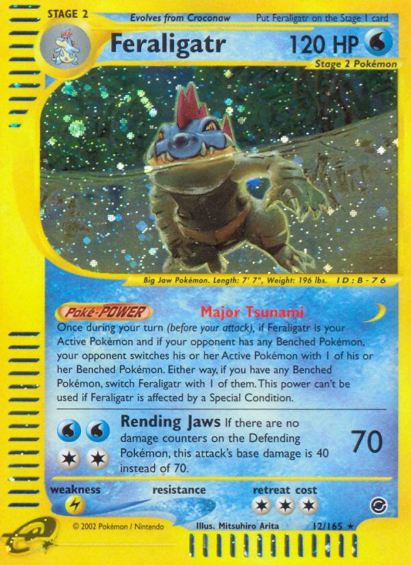 Pokemon | Feraligatr (12/165) [Expedition: Base Set] | The Nerd Merchant