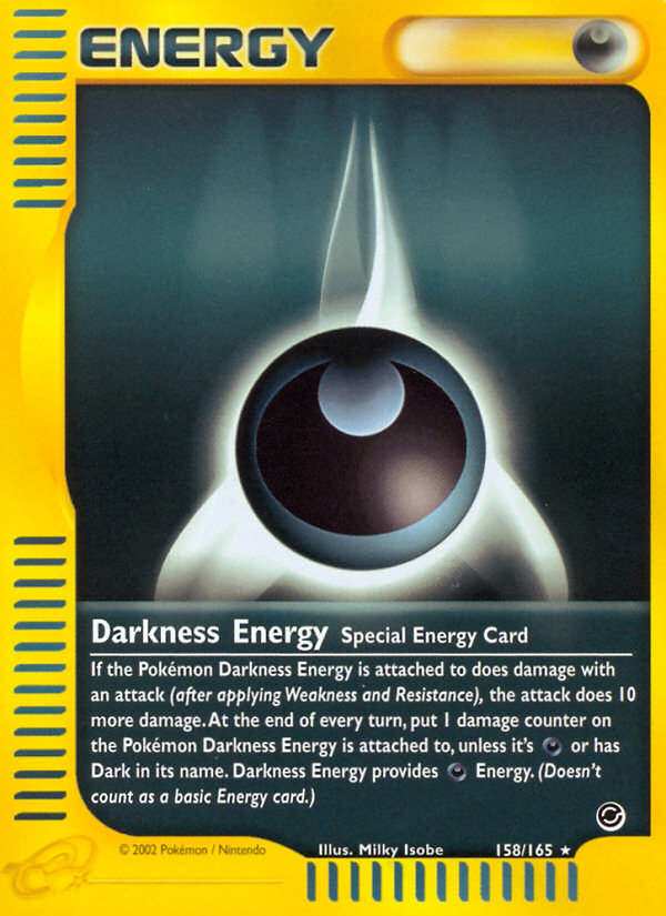 Pokemon | Darkness Energy (158/165) [Expedition: Base Set] | The Nerd Merchant