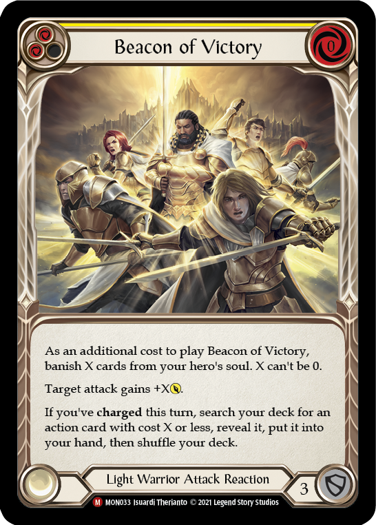 Flesh and Blood TCG | Beacon of Victory [MON033] (Monarch)  1st Edition Normal | The Nerd Merchant