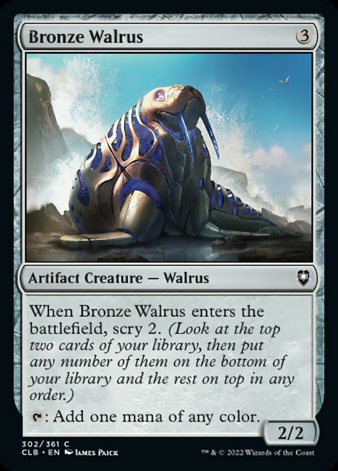 Magic | Bronze Walrus [Commander Legends: Battle for Baldur's Gate] | The Nerd Merchant