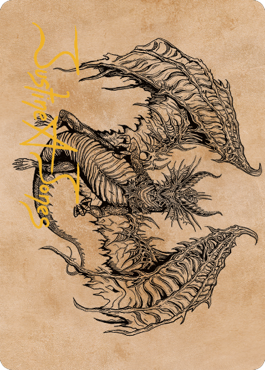 Magic | Ganax, Astral Hunter Art Card (Gold-Stamped Signature) [Commander Legends: Battle for Baldur's Gate Art Series] | The Nerd Merchant