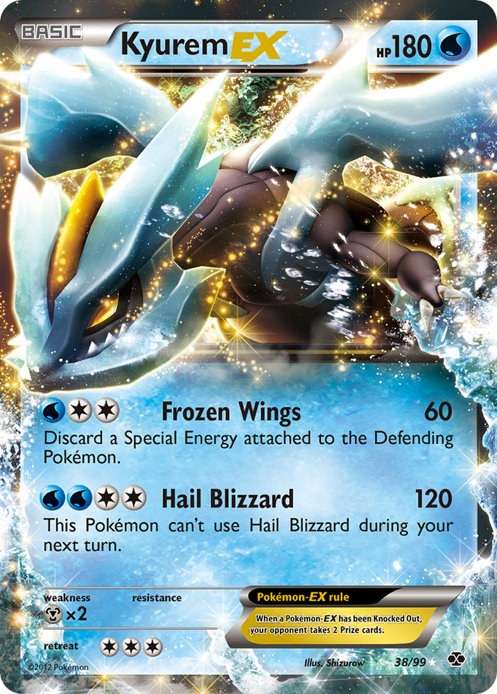 Pokemon | Kyurem EX (38/99) [Black & White: Next Destinies] | The Nerd Merchant