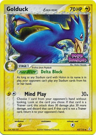Pokemon | Golduck (43/110) (Delta Species) (Stamped) [EX: Holon Phantoms] | The Nerd Merchant
