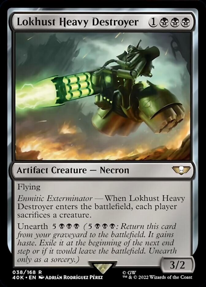 Magic | Lokhust Heavy Destroyer (Surge Foil) [Warhammer 40,000] | The Nerd Merchant