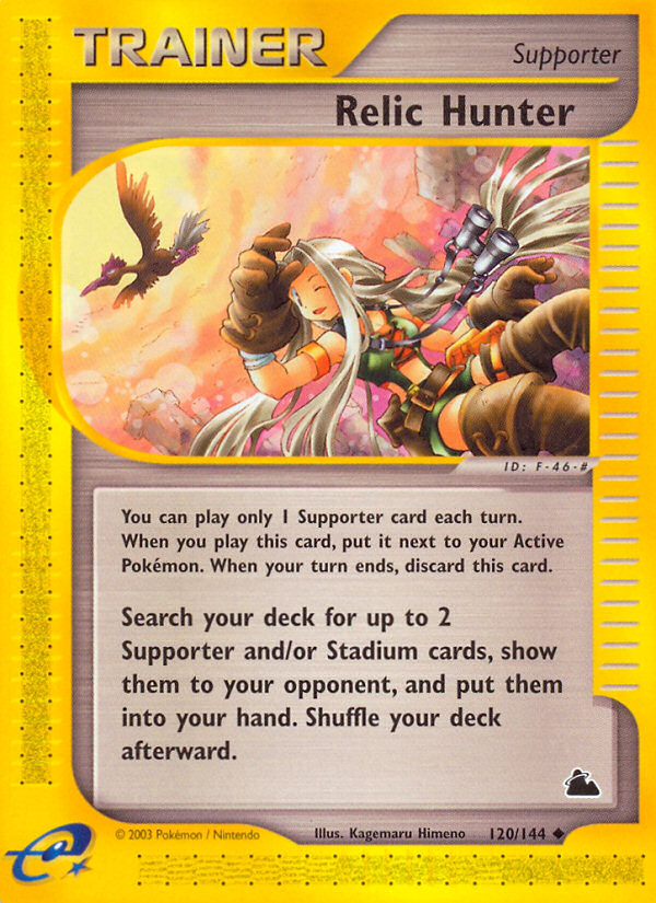 Pokemon | Relic Hunter (120/144) [Skyridge] | The Nerd Merchant