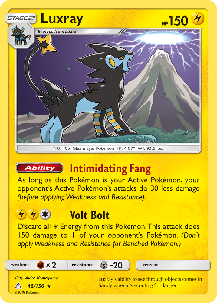 Pokemon | Luxray (48/156) [Sun & Moon: Ultra Prism] | The Nerd Merchant