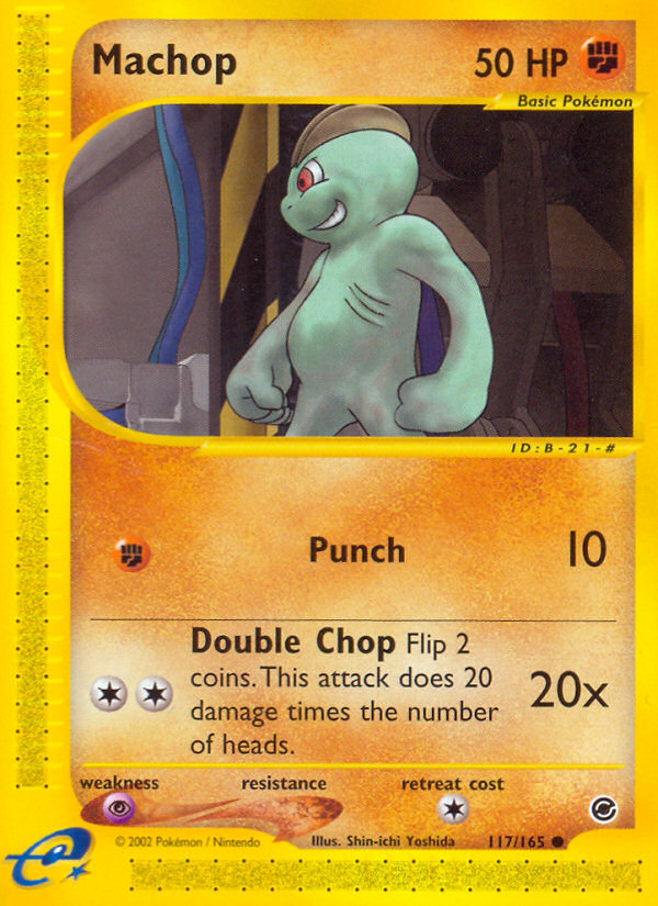 Pokemon | Machop (117/165) [Expedition: Base Set] | The Nerd Merchant