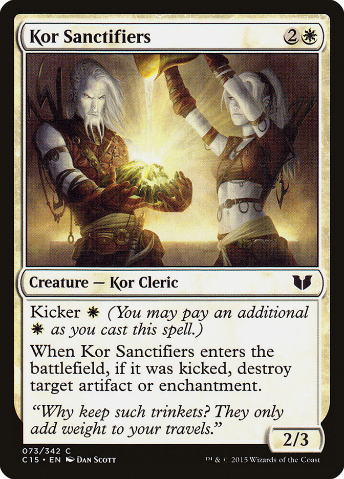 Magic | Kor Sanctifiers [Commander 2015] | The Nerd Merchant