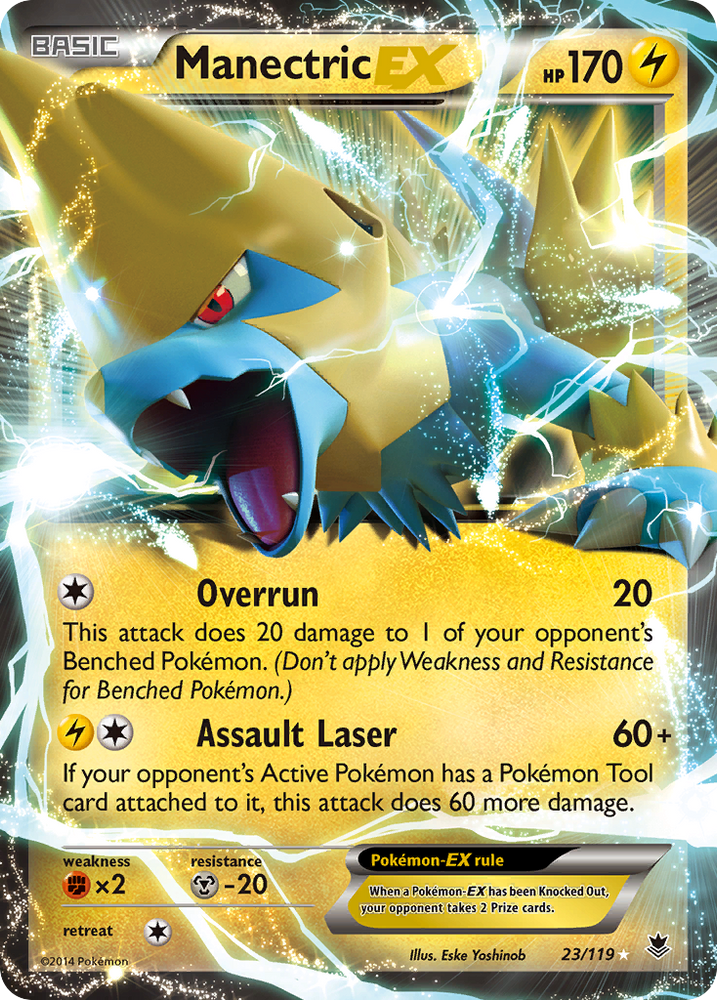 Pokemon | Manectric EX (23/119) [XY: Phantom Forces] | The Nerd Merchant