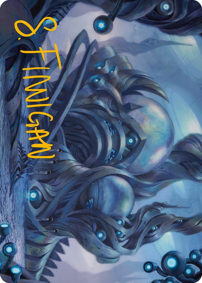 Magic | The Surgical Bay Art Card (Gold-Stamped Signature) [Phyrexia: All Will Be One Art Series] | The Nerd Merchant