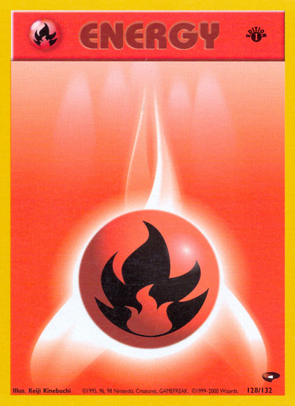 Pokemon | Fire Energy (128/132) [Gym Challenge 1st Edition] | The Nerd Merchant