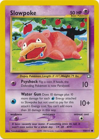 Pokemon | Slowpoke (73/111) [Neo Genesis Unlimited] | The Nerd Merchant