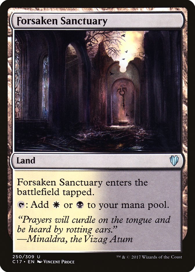 Magic | Forsaken Sanctuary [Commander 2017] | The Nerd Merchant