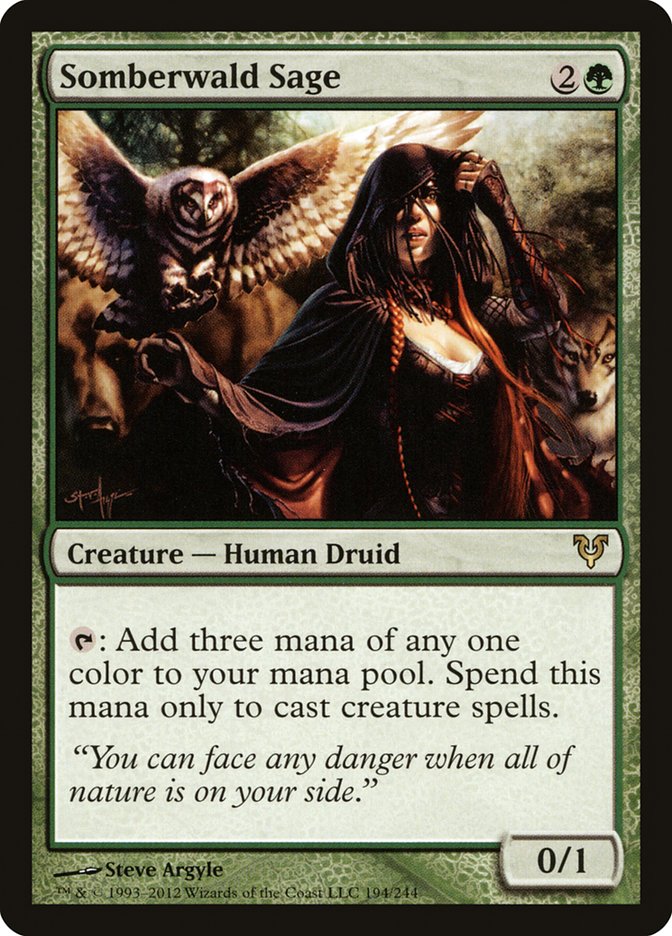 Magic | Somberwald Sage [Avacyn Restored] | The Nerd Merchant