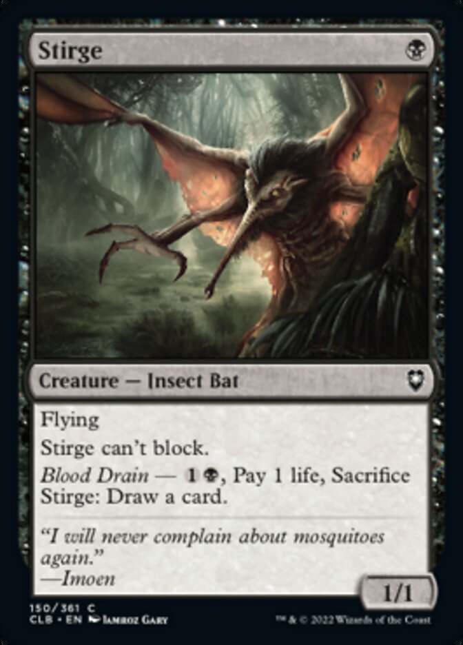 Magic | Stirge [Commander Legends: Battle for Baldur's Gate] | The Nerd Merchant