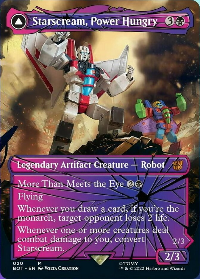 Magic | Starscream, Power Hungry // Starscream, Seeker Leader (Shattered Glass) [Transformers] | The Nerd Merchant