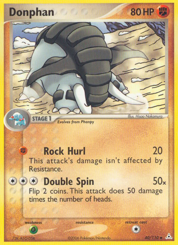 Pokemon | Donphan (40/110) [EX: Holon Phantoms] | The Nerd Merchant