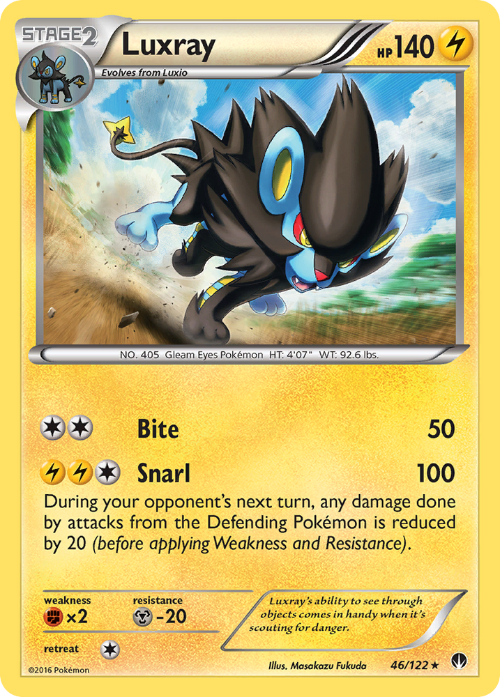 Pokemon | Luxray (46/122) [XY: BREAKpoint] | The Nerd Merchant