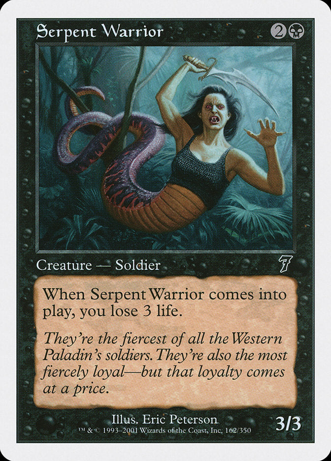 Magic | Serpent Warrior [Seventh Edition] | The Nerd Merchant