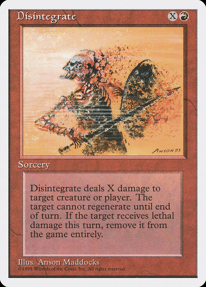 Magic | Disintegrate [Fourth Edition] | The Nerd Merchant