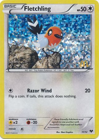 Pokemon | Fletchling (11/12) [McDonald's Promos: 2014 Collection] | The Nerd Merchant