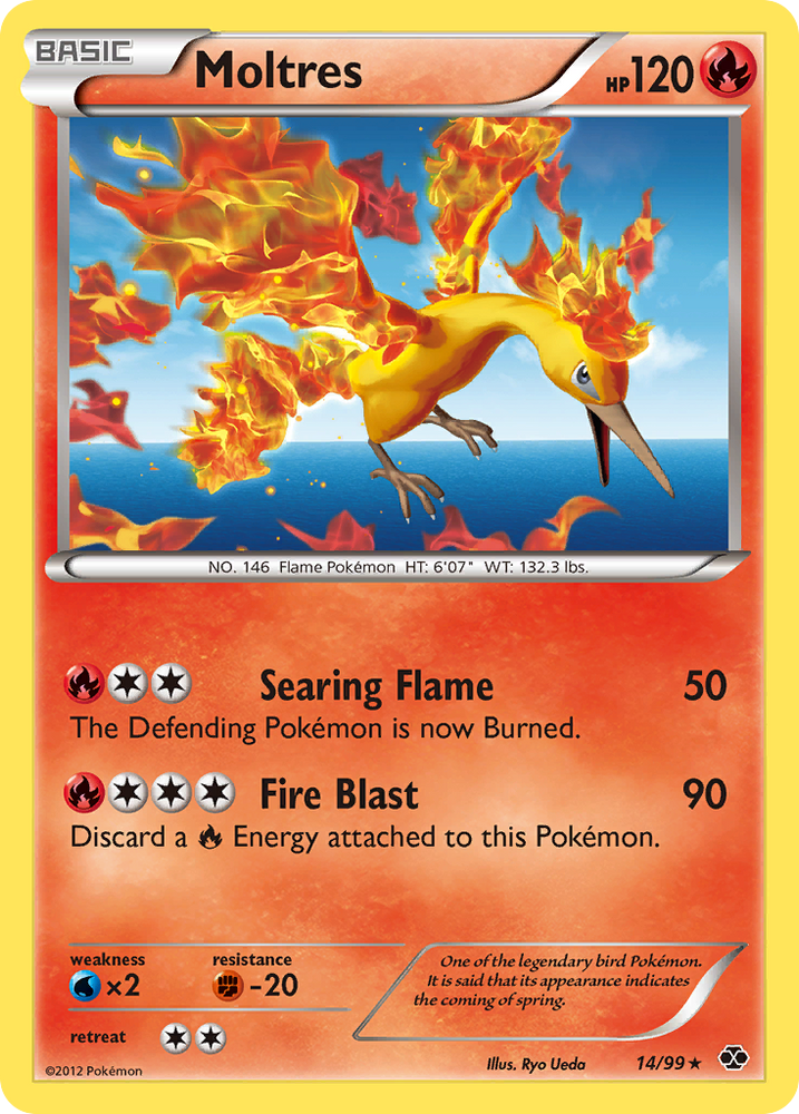 Pokemon | Moltres (14/99) [Black & White: Next Destinies] | The Nerd Merchant