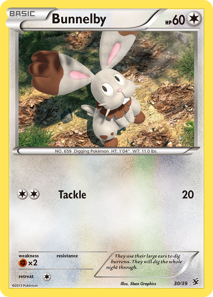 Pokemon| Bunnelby (30/39) [XY: Kalos Starter Set] | The Nerd Merchant